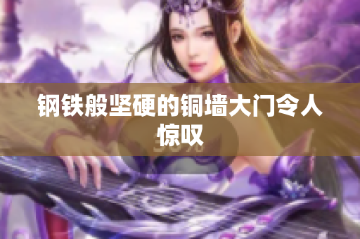 钢铁般坚硬的铜墙大门令人惊叹