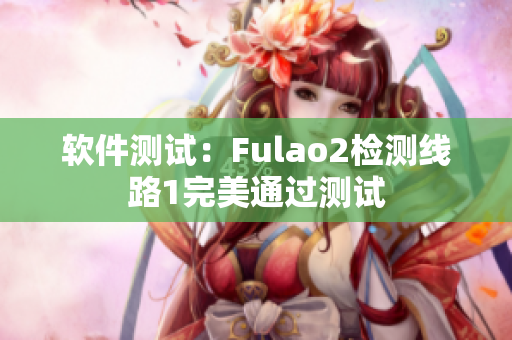 软件测试：Fulao2检测线路1完美通过测试