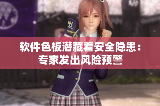 软件色板潜藏着安全隐患：专家发出风险预警
