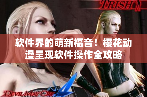 软件界的萌新福音！樱花动漫呈现软件操作全攻略