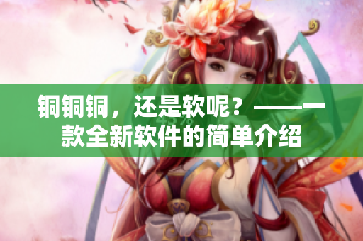铜铜铜，还是软呢？——一款全新软件的简单介绍