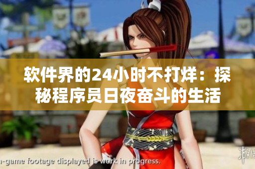 软件界的24小时不打烊：探秘程序员日夜奋斗的生活