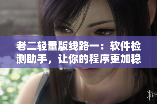 老二轻量版线路一：软件检测助手，让你的程序更加稳定！