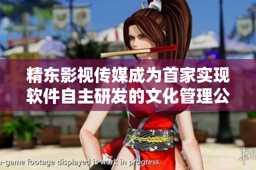 精东影视传媒成为首家实现软件自主研发的文化管理公司
