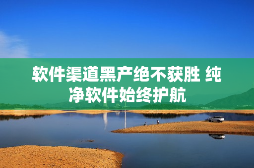 软件渠道黑产绝不获胜 纯净软件始终护航