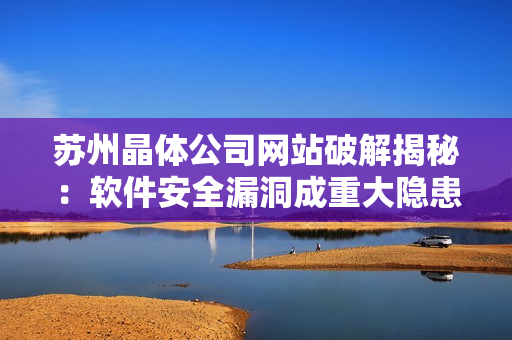 苏州晶体公司网站破解揭秘：软件安全漏洞成重大隐患