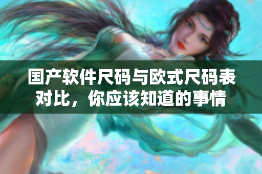 国产软件尺码与欧式尺码表对比，你应该知道的事情