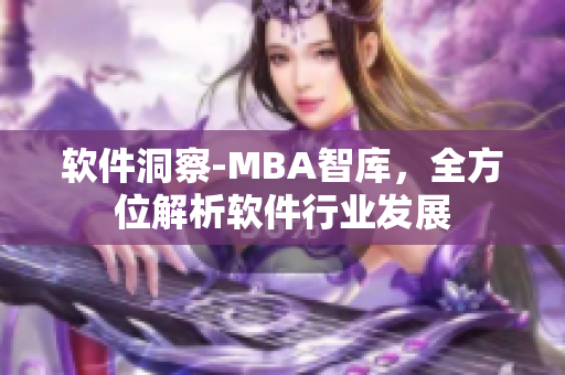 软件洞察-MBA智库，全方位解析软件行业发展