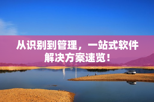 从识别到管理，一站式软件解决方案速览！