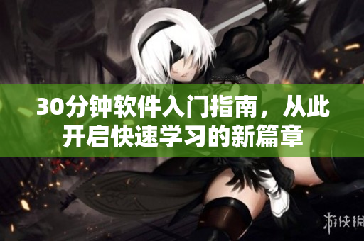 30分钟软件入门指南，从此开启快速学习的新篇章