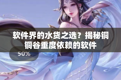软件界的水货之选？揭秘铜铜谷重度依赖的软件