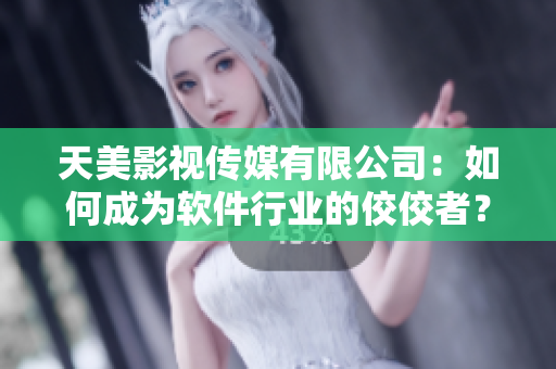 天美影视传媒有限公司：如何成为软件行业的佼佼者？