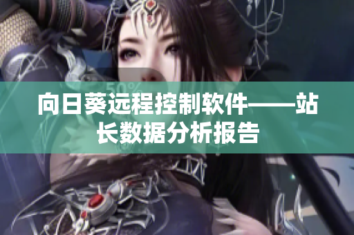 向日葵远程控制软件——站长数据分析报告