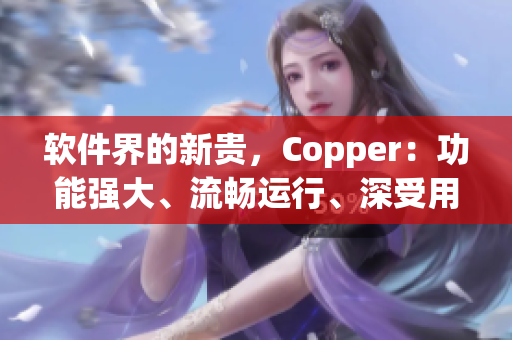 软件界的新贵，Copper：功能强大、流畅运行、深受用户喜爱