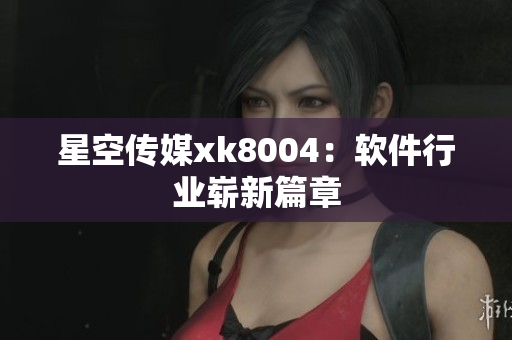 星空传媒xk8004：软件行业崭新篇章