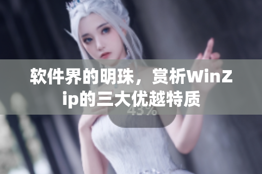 软件界的明珠，赏析WinZip的三大优越特质