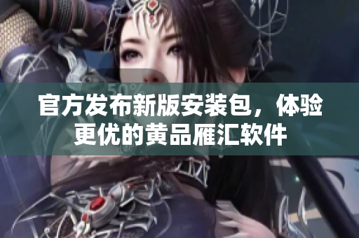 官方发布新版安装包，体验更优的黄品雁汇软件