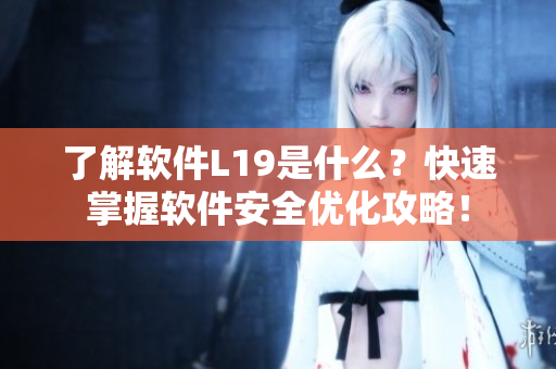 了解软件L19是什么？快速掌握软件安全优化攻略！