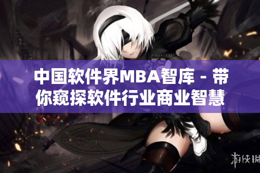中国软件界MBA智库 - 带你窥探软件行业商业智慧