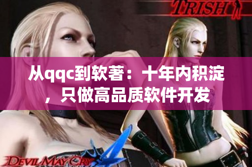 从qqc到软著：十年内积淀，只做高品质软件开发