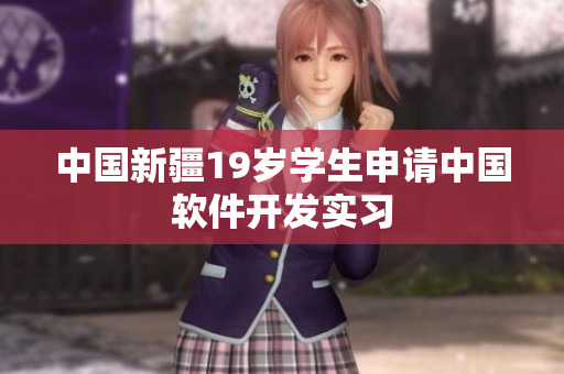 中国新疆19岁学生申请中国软件开发实习