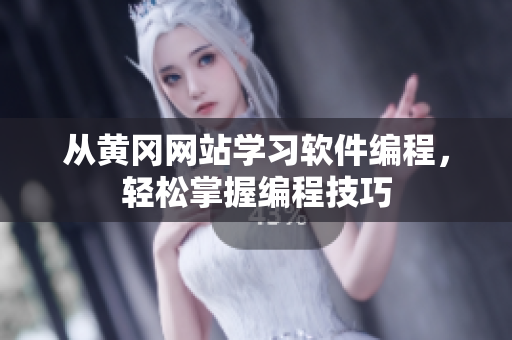 从黄冈网站学习软件编程，轻松掌握编程技巧