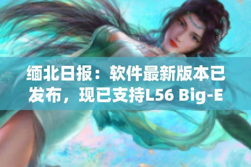 缅北日报：软件最新版本已发布，现已支持L56 Big-Endian处理器(1)