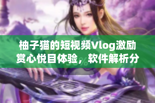 柚子猫的短视频Vlog激励赏心悦目体验，软件解析分享豪华视听。