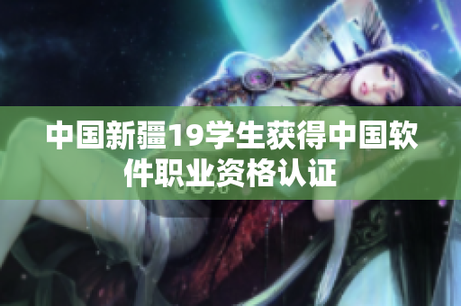 中国新疆19学生获得中国软件职业资格认证