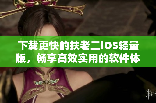 下载更快的扶老二iOS轻量版，畅享高效实用的软件体验