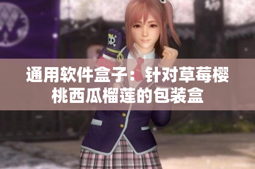 通用软件盒子：针对草莓樱桃西瓜榴莲的包装盒