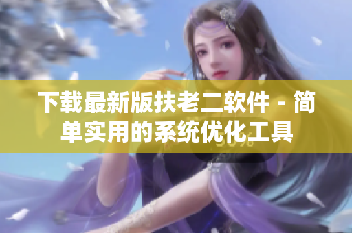下载最新版扶老二软件 - 简单实用的系统优化工具