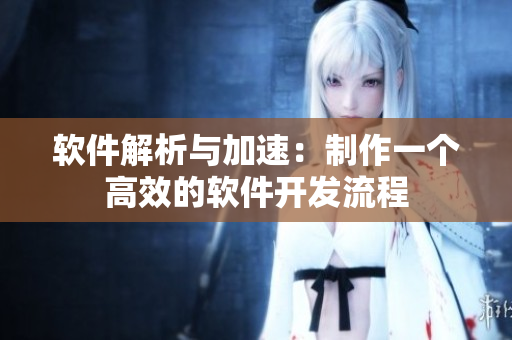软件解析与加速：制作一个高效的软件开发流程
