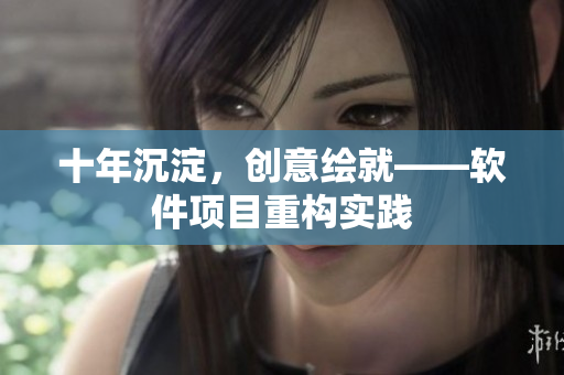 十年沉淀，创意绘就——软件项目重构实践
