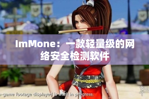 ImMone：一款轻量级的网络安全检测软件