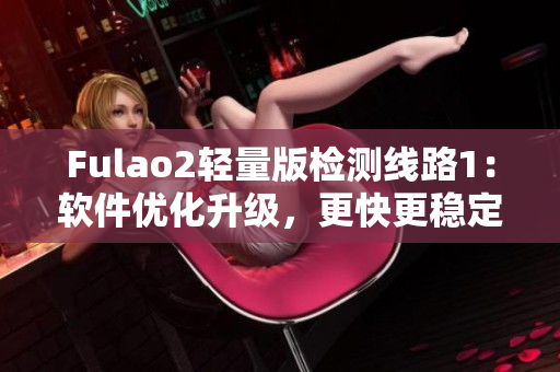 Fulao2轻量版检测线路1：软件优化升级，更快更稳定