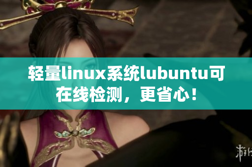 轻量linux系统lubuntu可在线检测，更省心！