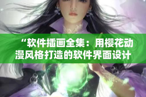 “软件插画全集：用樱花动漫风格打造的软件界面设计”