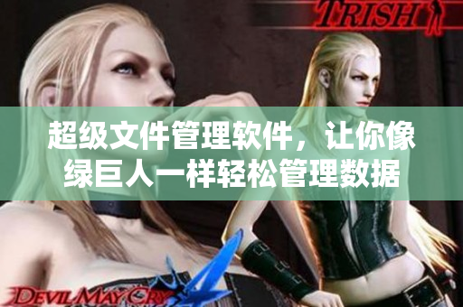 超级文件管理软件，让你像绿巨人一样轻松管理数据