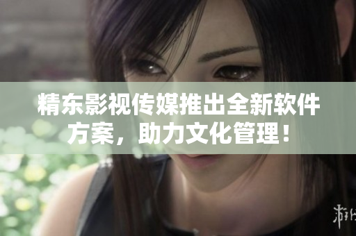 精东影视传媒推出全新软件方案，助力文化管理！