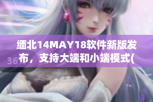 缅北14MAY18软件新版发布，支持大端和小端模式(1)