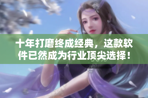 十年打磨终成经典，这款软件已然成为行业顶尖选择！
