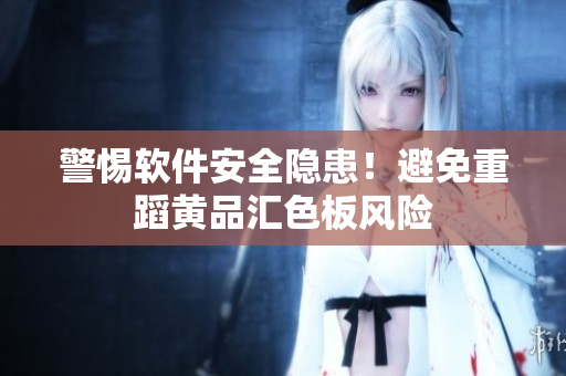 警惕软件安全隐患！避免重蹈黄品汇色板风险