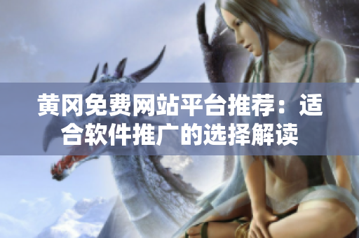 黄冈免费网站平台推荐：适合软件推广的选择解读
