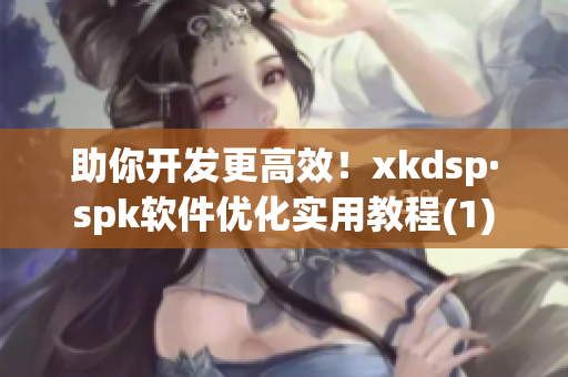 助你开发更高效！xkdsp·spk软件优化实用教程(1)