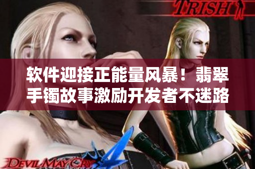 软件迎接正能量风暴！翡翠手镯故事激励开发者不迷路