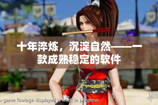 十年淬炼，沉淀自然——一款成熟稳定的软件
