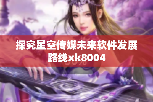 探究星空传媒未来软件发展路线xk8004