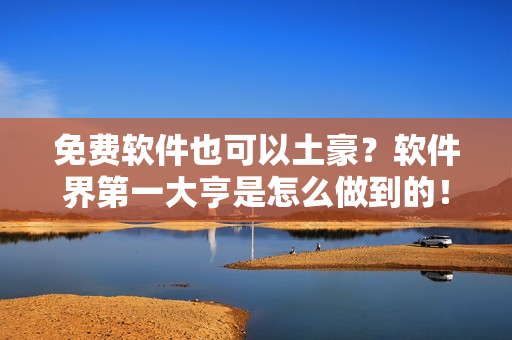 免费软件也可以土豪？软件界第一大亨是怎么做到的！