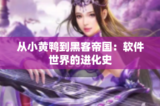 从小黄鸭到黑客帝国：软件世界的进化史